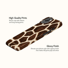 Espresso Giraffe - iPhone 15 Case