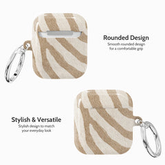 Linen Zebra - AirPods 1 & 2 Case