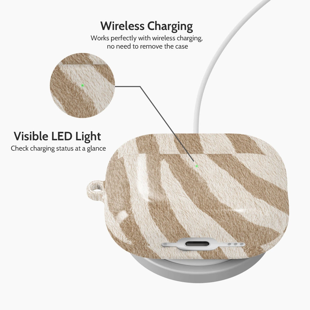 Linen Zebra - AirPods Pro 3 Case