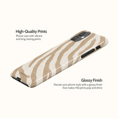 Linen Zebra - iPhone 11 Case