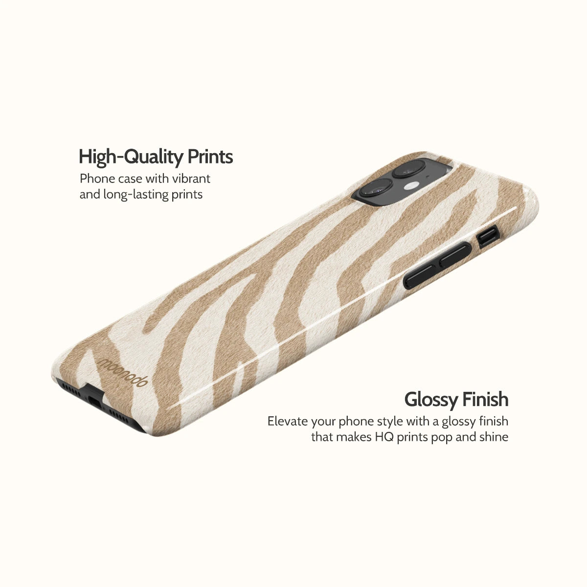 Linen Zebra - iPhone 11 Case