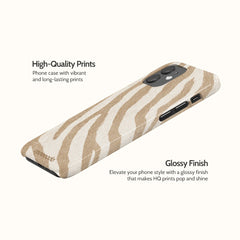 Linen Zebra - iPhone 12 Case