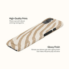 Linen Zebra - iPhone 13 Case