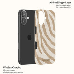 Linen Zebra - iPhone 16 Case