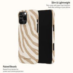 Linen Zebra - iPhone 16 Pro Max Case