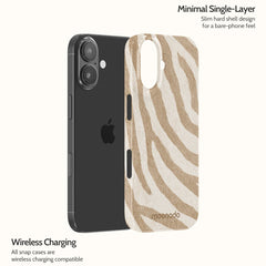 Linen Zebra - iPhone 17 Case