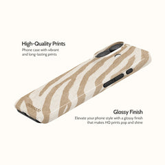 Linen Zebra - iPhone 17 Case