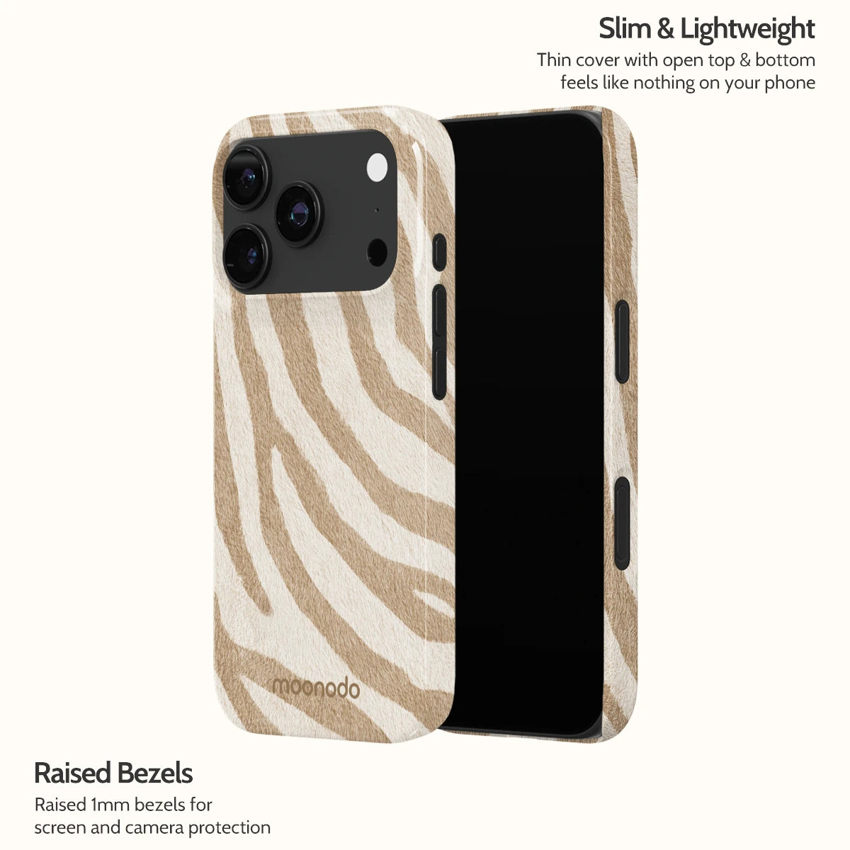 Linen Zebra - iPhone 17 Pro Case
