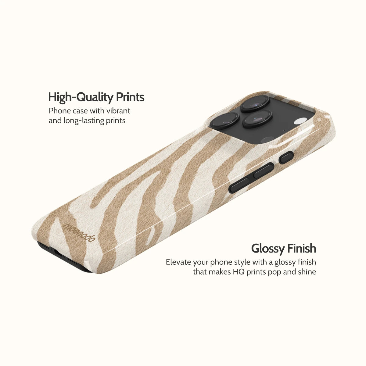 Linen Zebra - iPhone 17 Pro Case