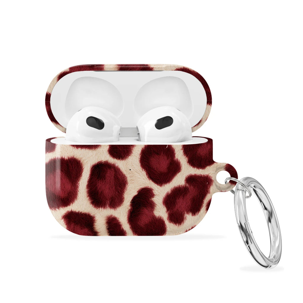 Bordeaux Leopard - AirPods 3 Case