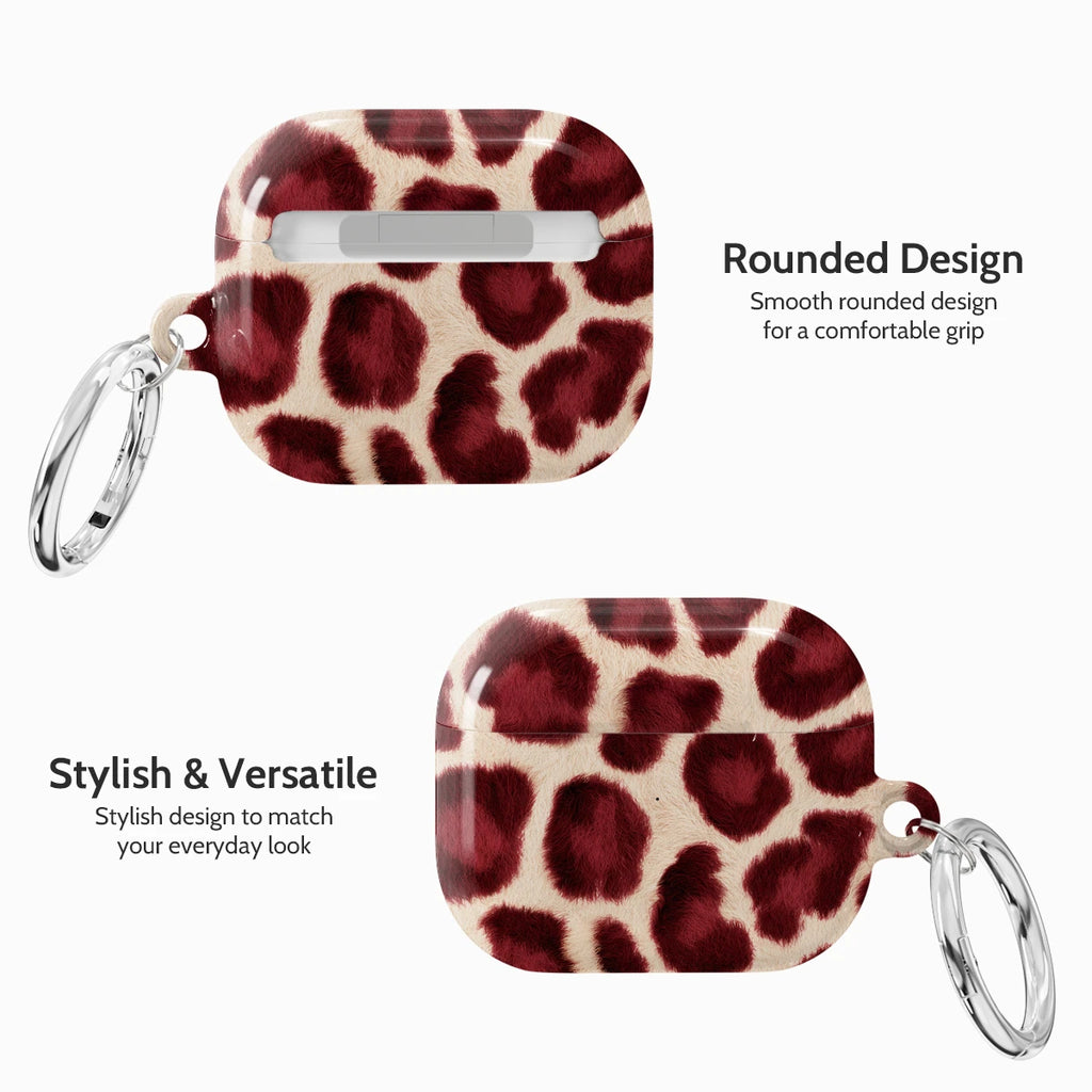 Bordeaux Leopard - AirPods 3 Case