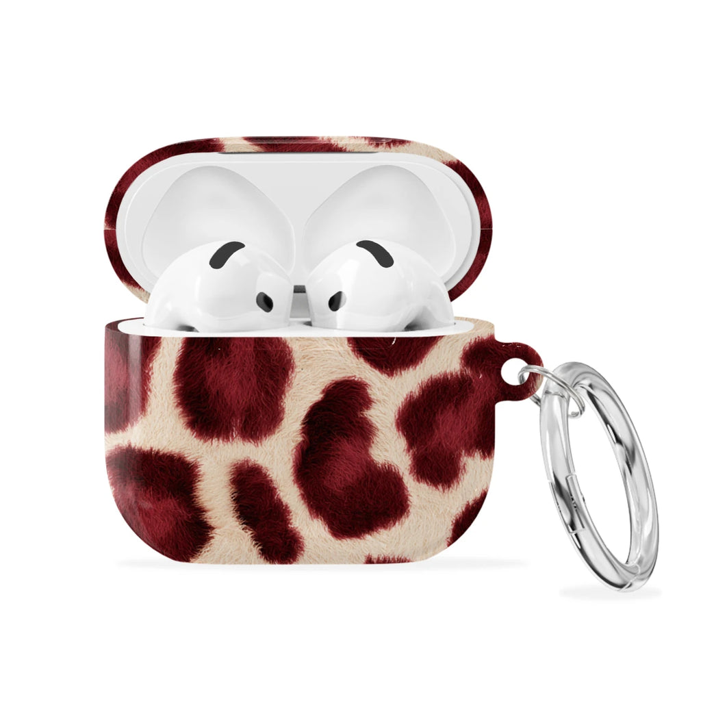 Bordeaux Leopard - AirPods 4 Case