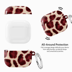 Bordeaux Leopard - AirPods 4 Case