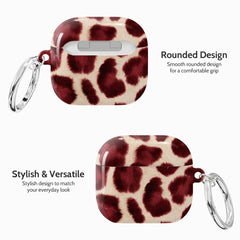 Bordeaux Leopard - AirPods 4 Case