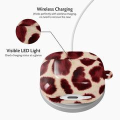 Bordeaux Leopard - AirPods 4 Case