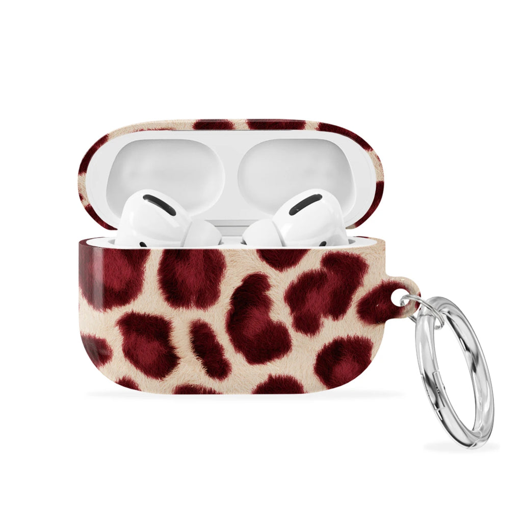 Bordeaux Leopard - AirPods Pro 1 Case