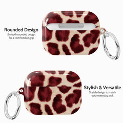 Bordeaux Leopard - AirPods Pro 3 Case