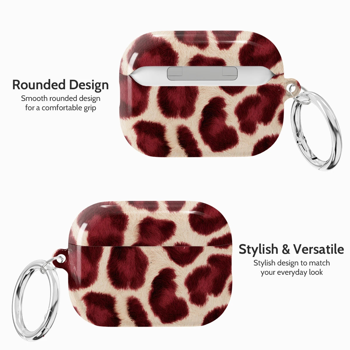 Bordeaux Leopard - AirPods Pro 3 Case
