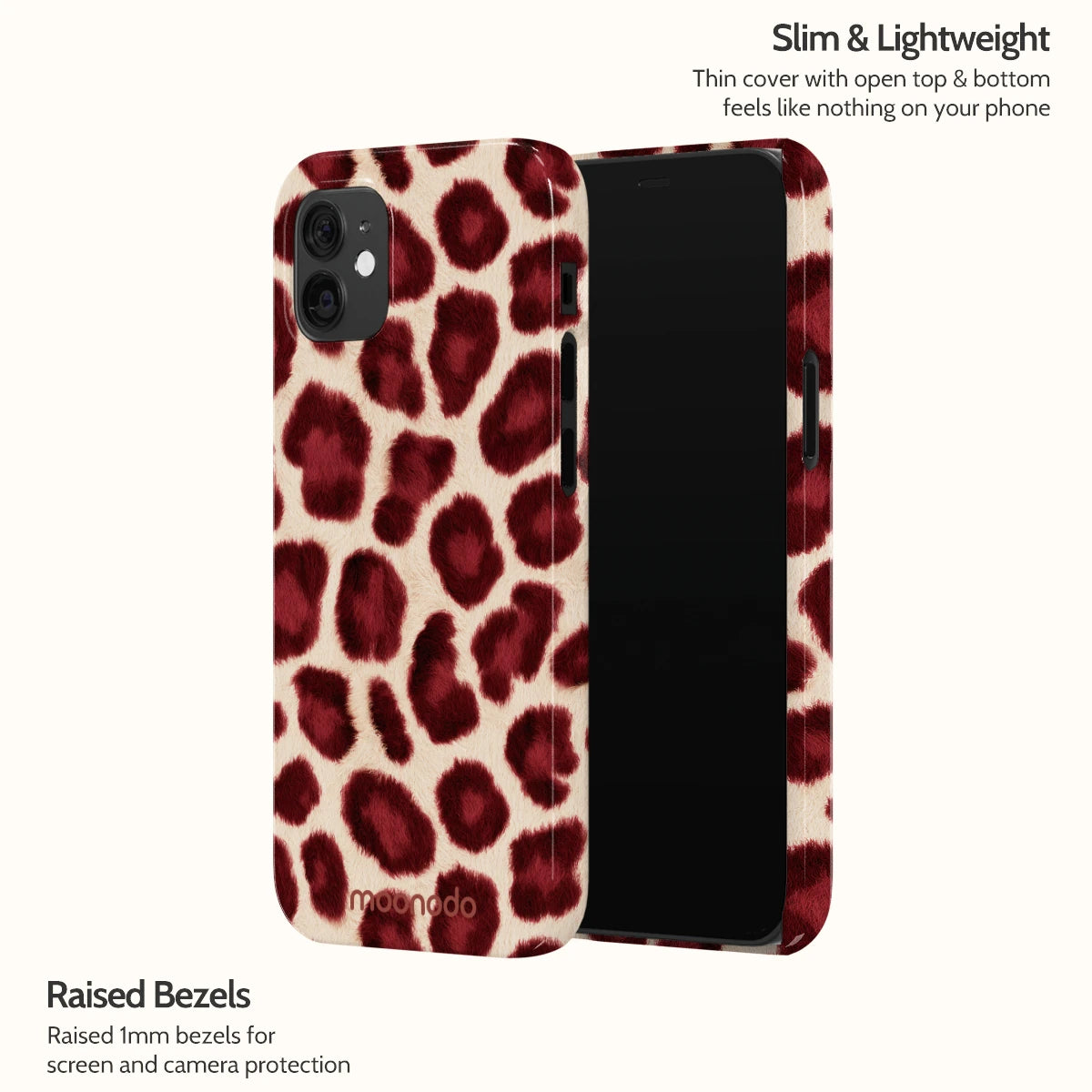 Bordeaux Leopard - iPhone 12 Mini Case