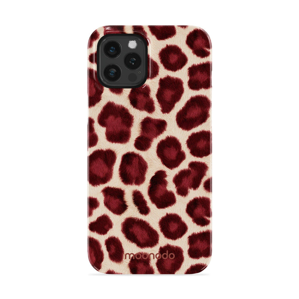 Bordeaux Leopard - iPhone 12 Pro Max Case