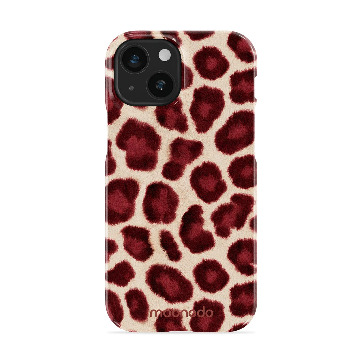 Bordeaux Leopard - iPhone 13 Mini Case