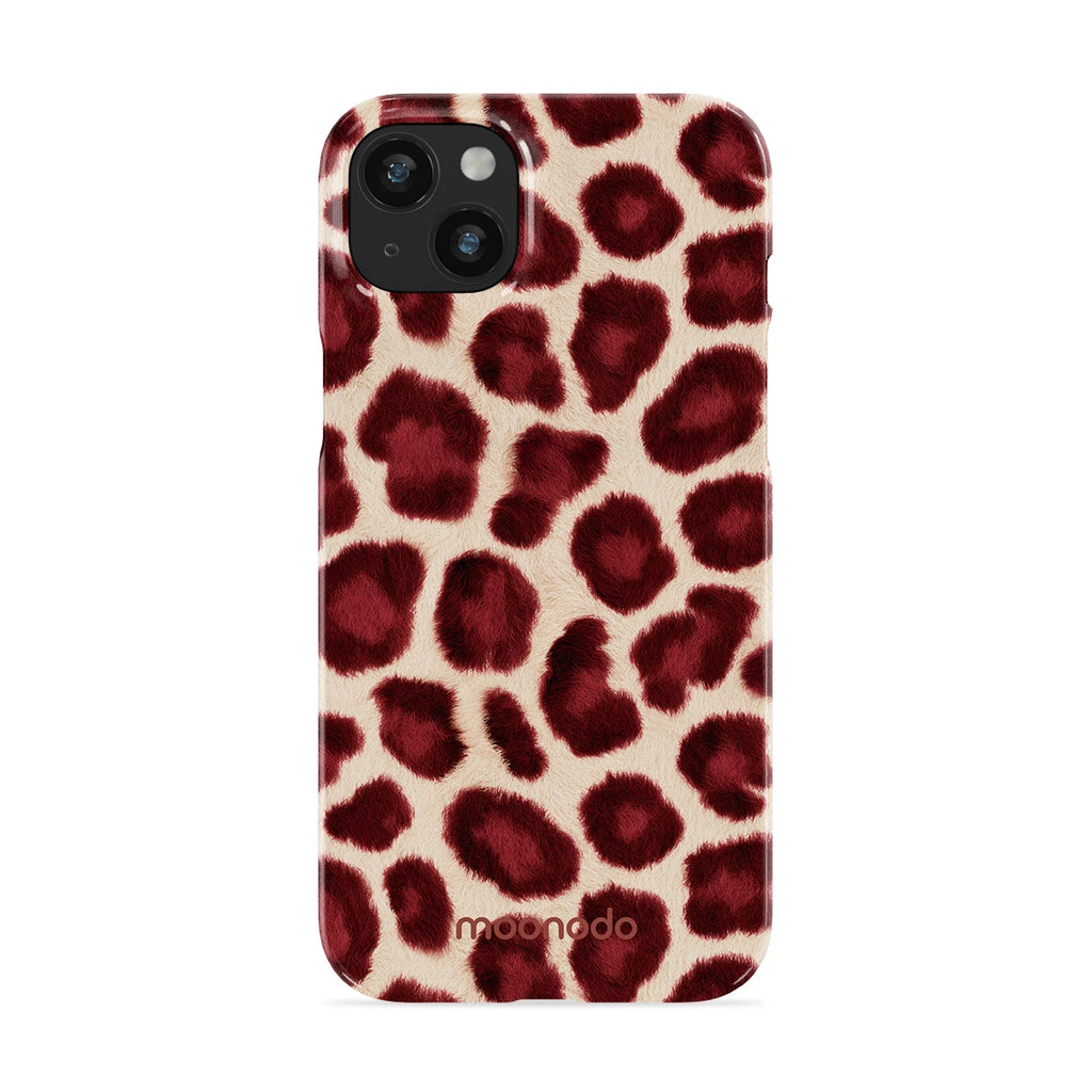 Bordeaux Leopard - iPhone 14 Plus Case