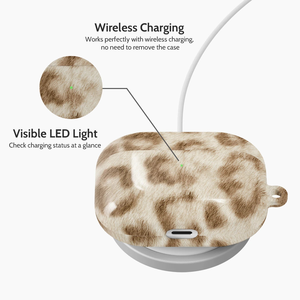 Latte Leopard - AirPods Pro 1 Case