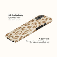 Latte Leopard - iPhone 13 Case