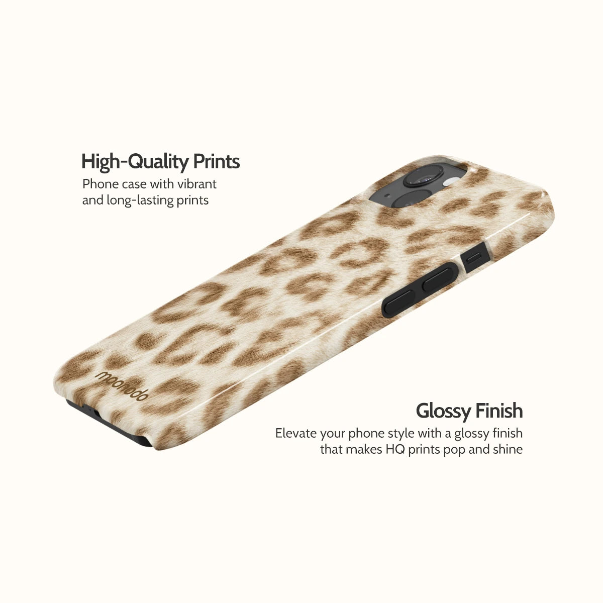 Latte Leopard - iPhone 13 Case