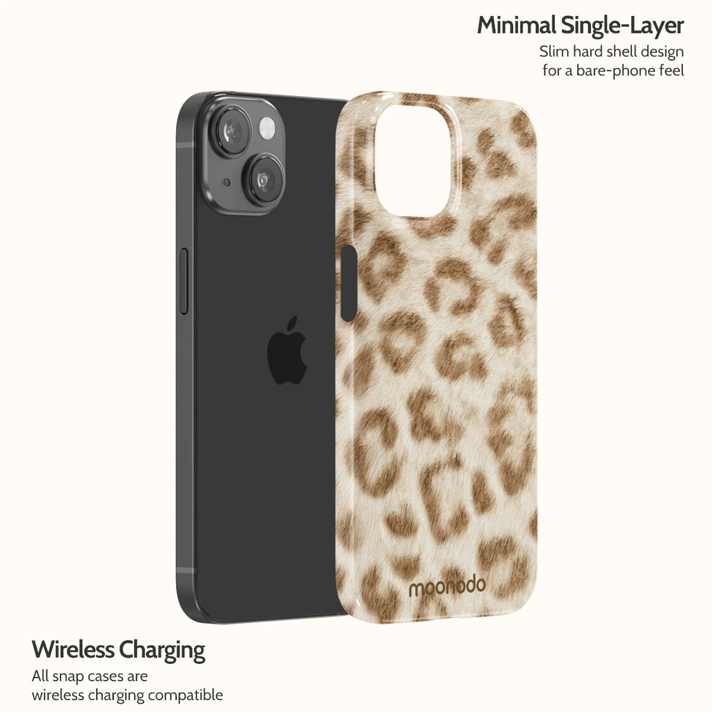Latte Leopard - iPhone 14 Case