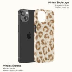 Latte Leopard - iPhone 14 Case