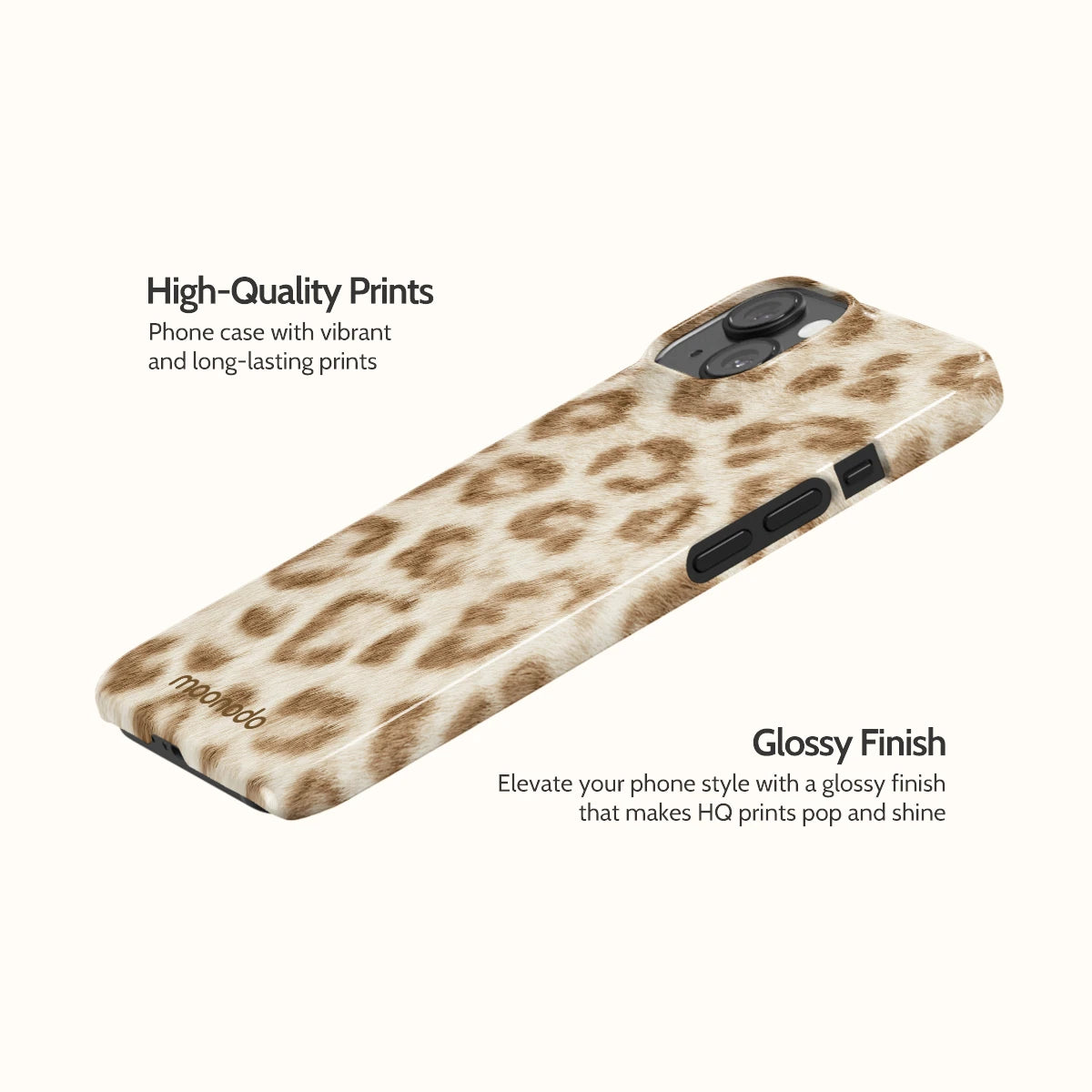 Latte Leopard - iPhone 14 Case