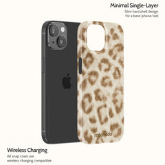 Latte Leopard - iPhone 15 Case