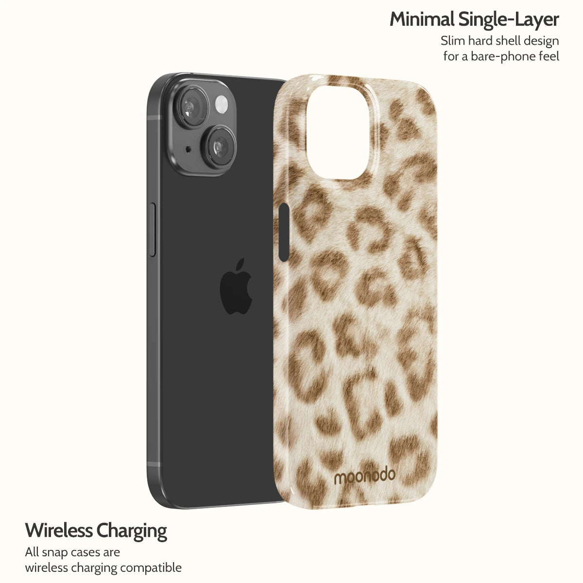 Latte Leopard - iPhone 15 Case
