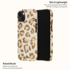 Latte Leopard - iPhone 15 Case