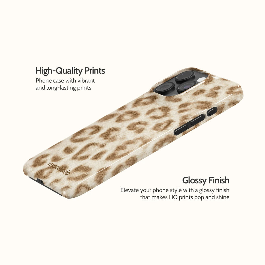 Latte Leopard - iPhone 15 Pro Max Case