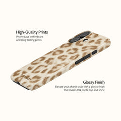 Latte Leopard - iPhone 16 Case