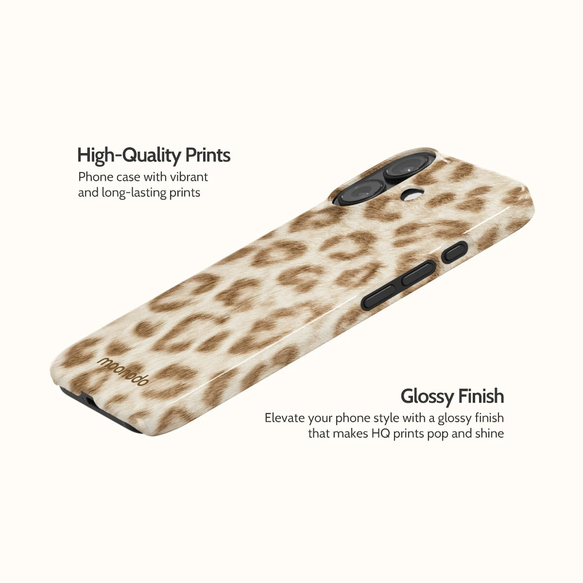 Latte Leopard - iPhone 16 Case