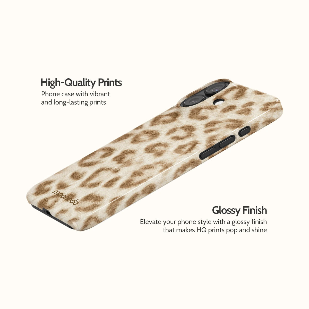 Latte Leopard - iPhone 16 Plus Case