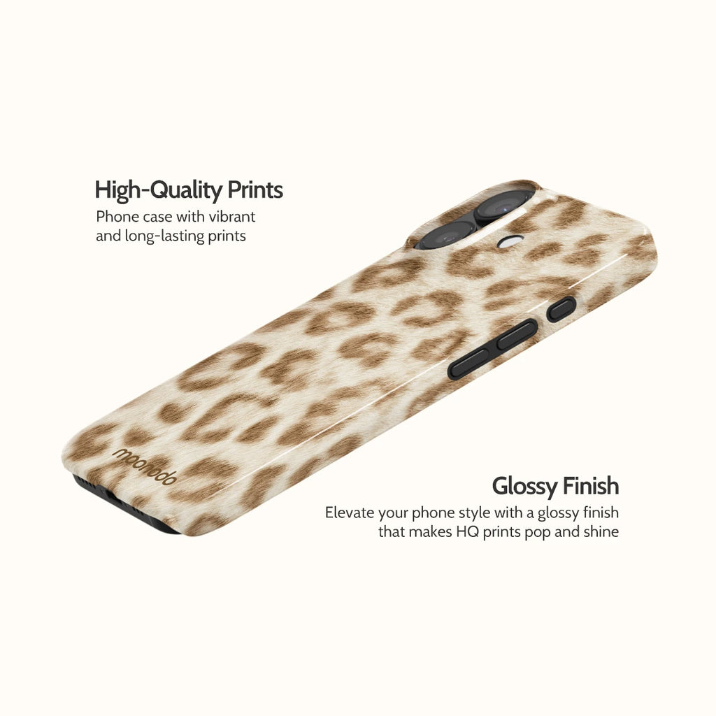 Latte Leopard - iPhone 17 Case