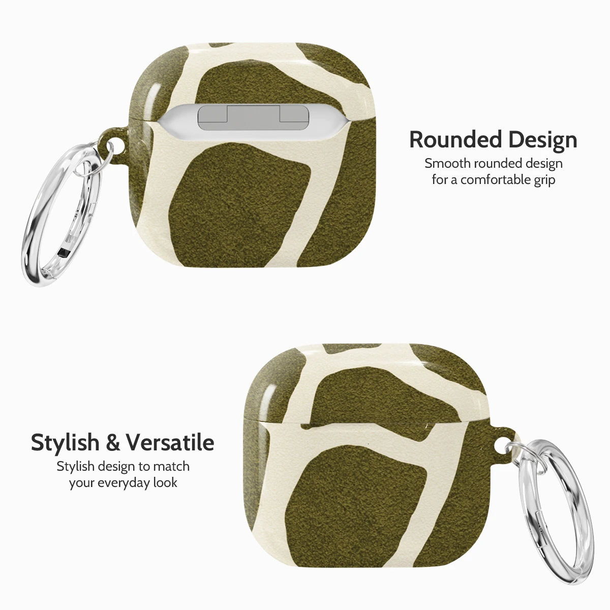 Olive Giraffe - AirPods 4 Case
