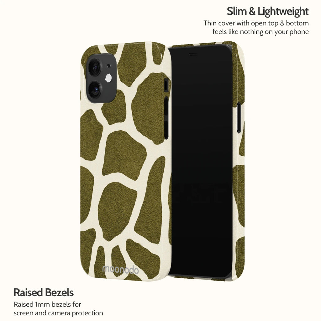 Olive Giraffe - iPhone 12 Case
