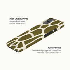 Olive Giraffe - iPhone 13 Case