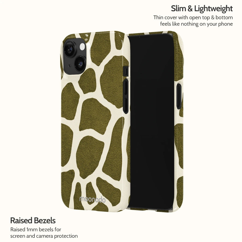 Olive Giraffe - iPhone 14 Case