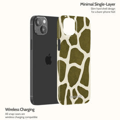 Olive Giraffe - iPhone 14 Plus Case