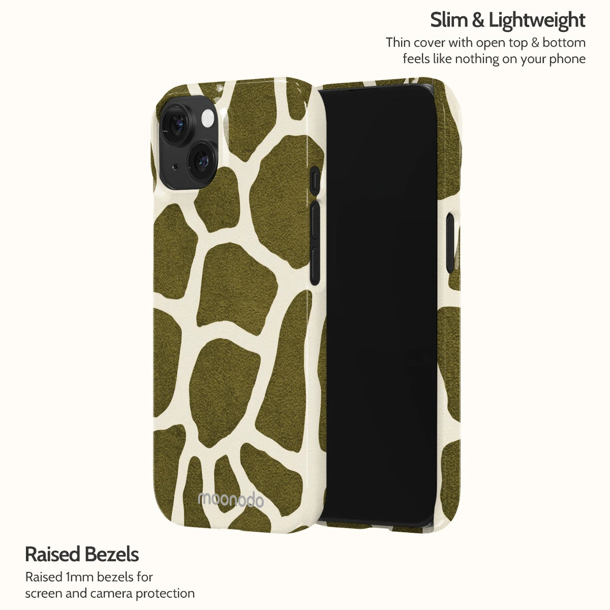 Olive Giraffe - iPhone 15 Case
