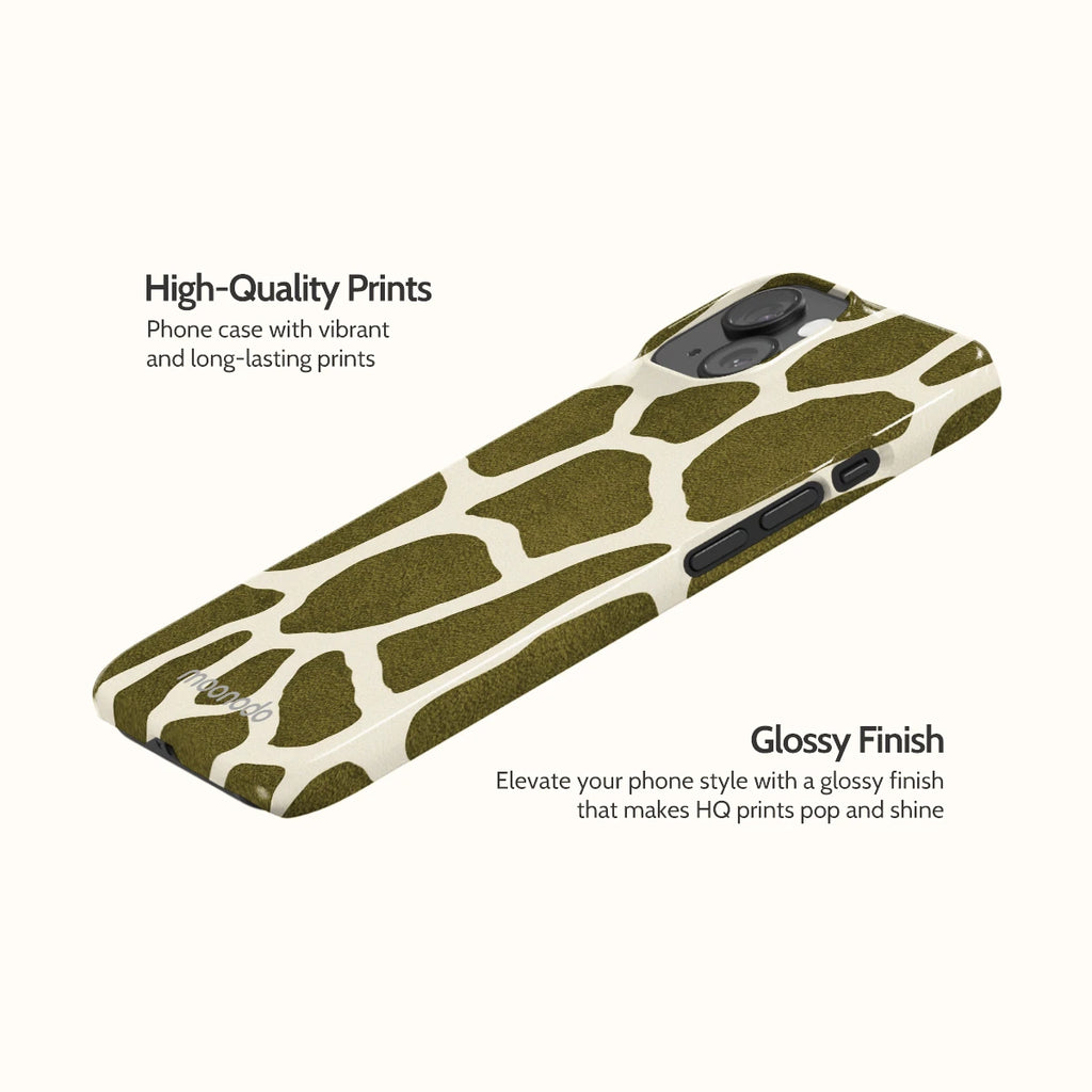 Olive Giraffe - iPhone 15 Case