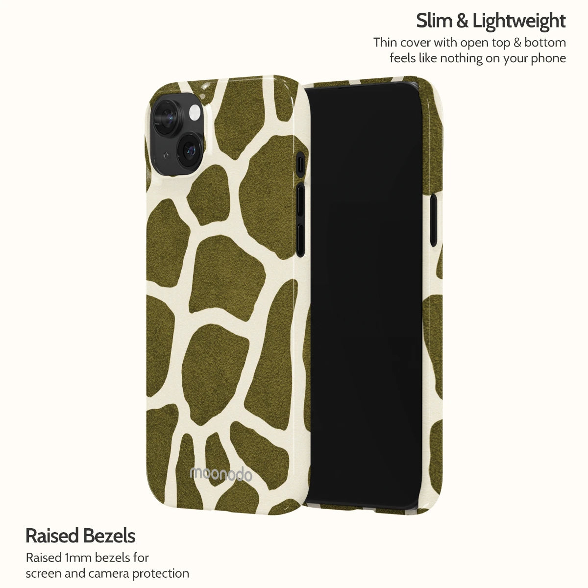 Olive Giraffe - iPhone 15 Plus Case