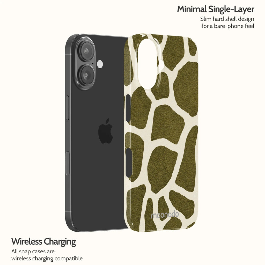 Olive Giraffe - iPhone 16 Case