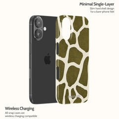 Olive Giraffe - iPhone 16 Case